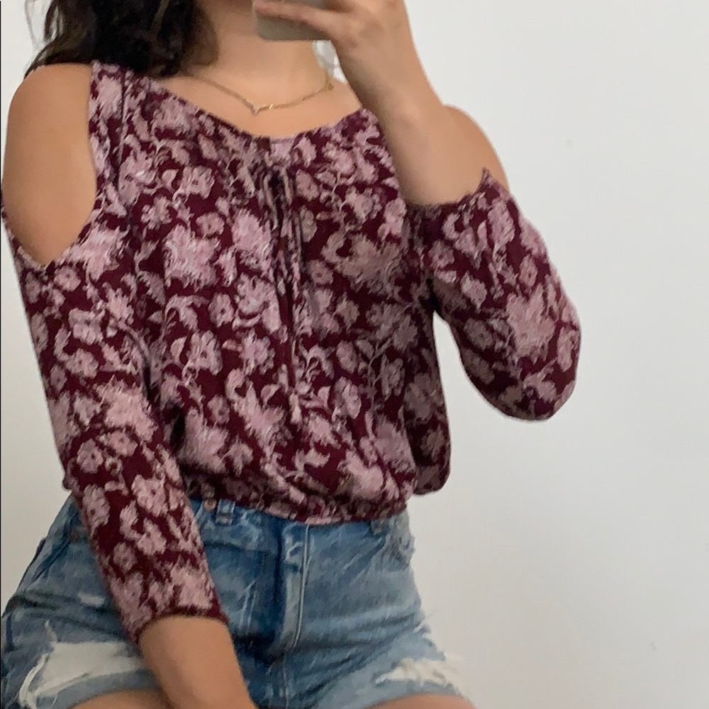 Flower print top